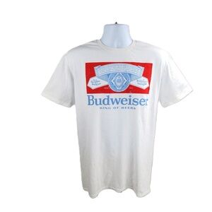 Budweiser Red and Blue Graphic Tee